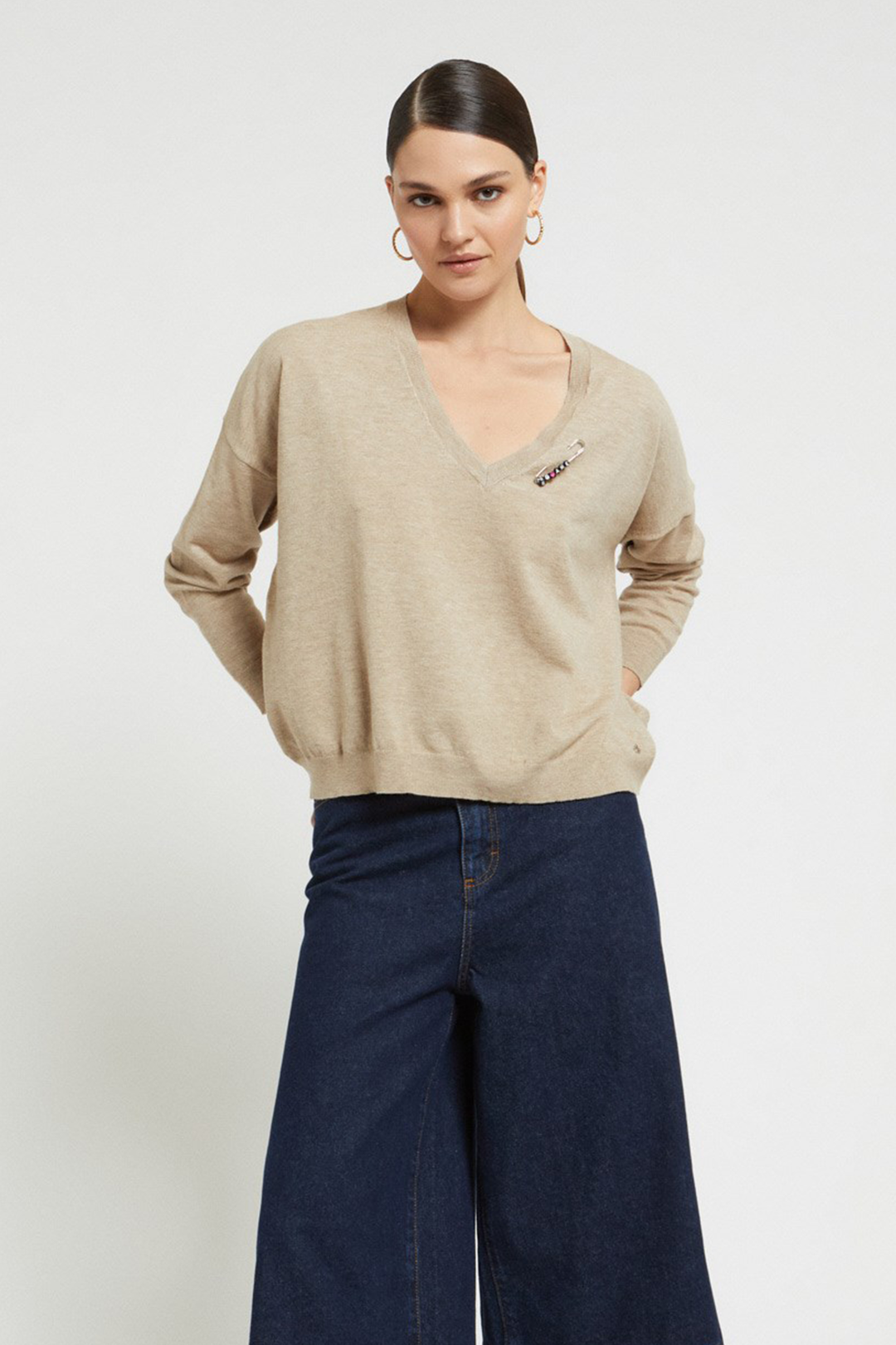 Maglia con Scollo a V