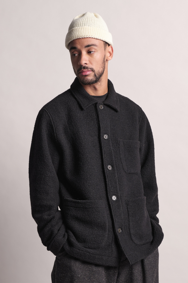Giacca Overshirt Fleece