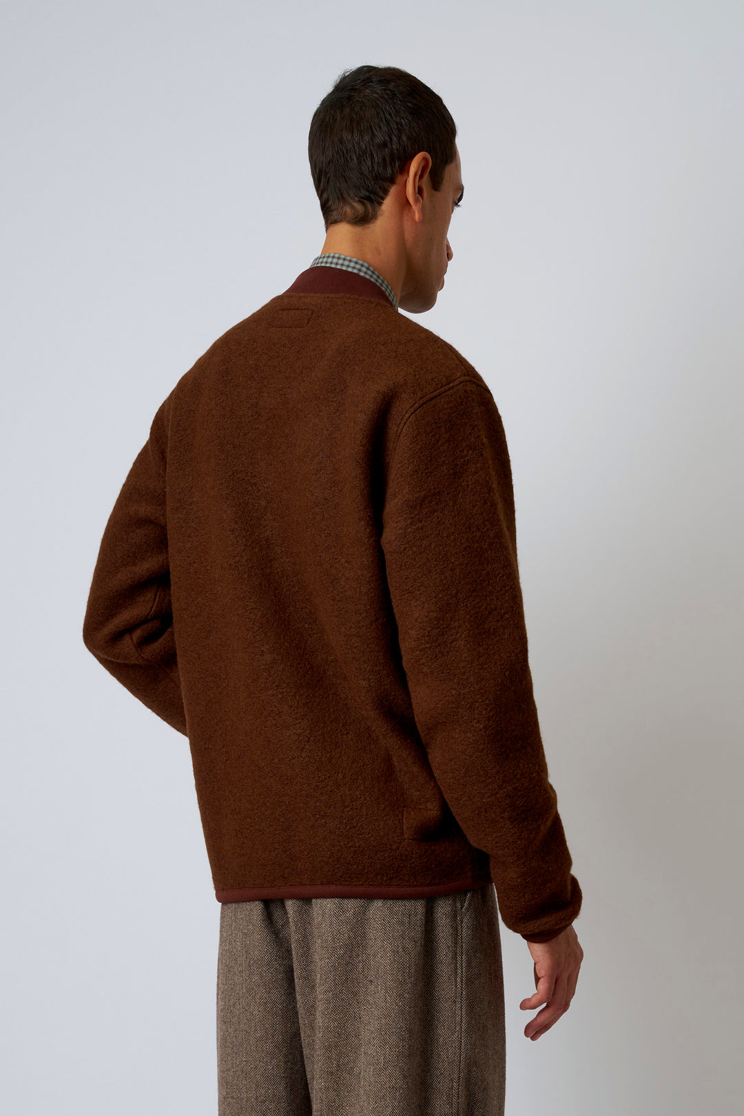 Cardigan Bomber Zip Fleece