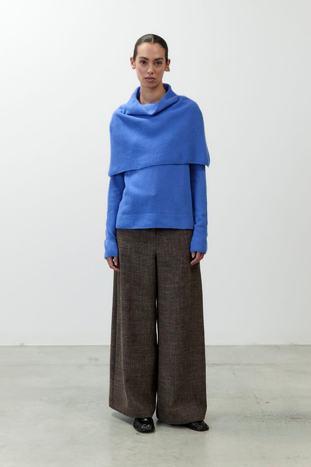 Pantaloni Ampi Grisaglia