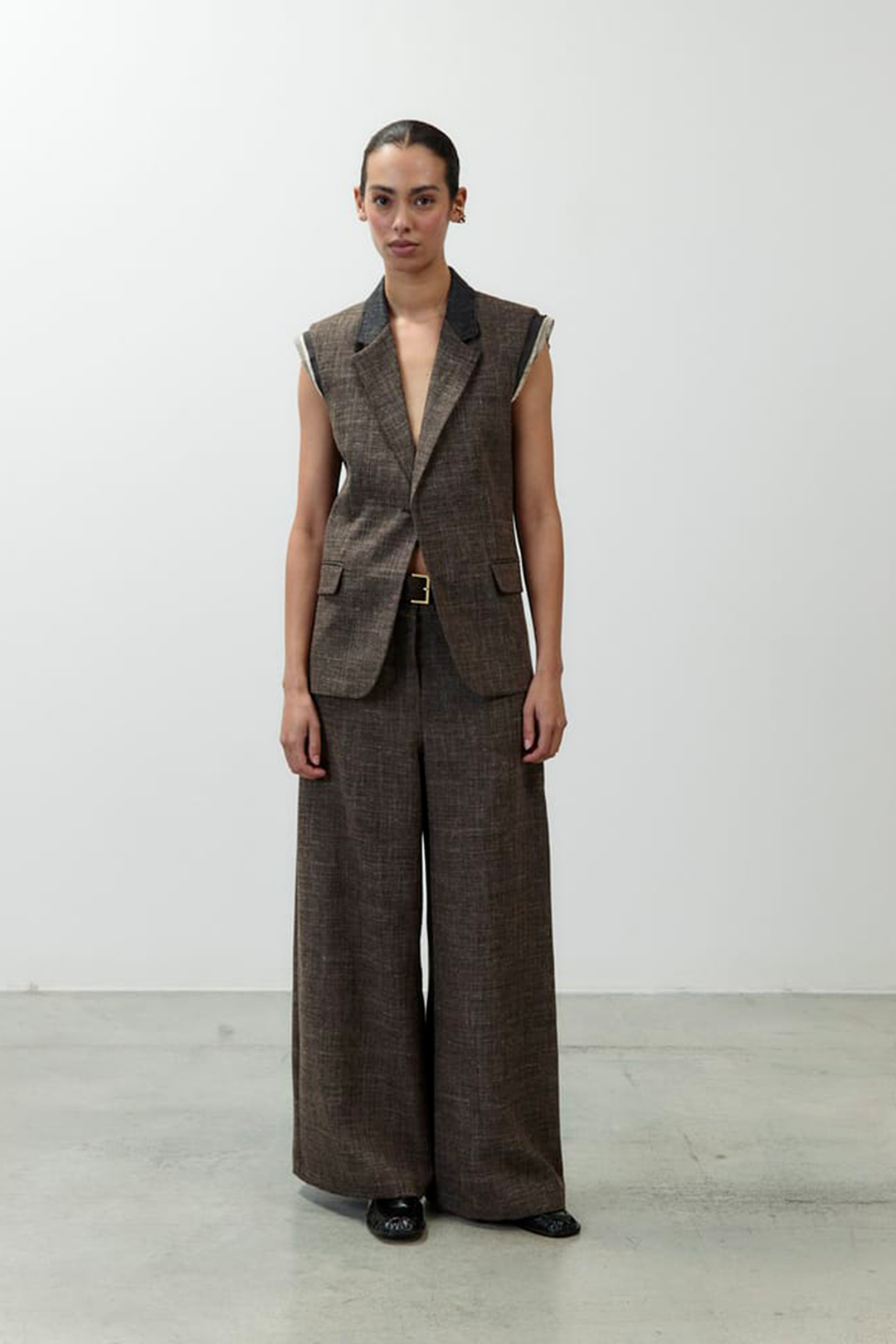 Gilet Monopetto Grisaglia