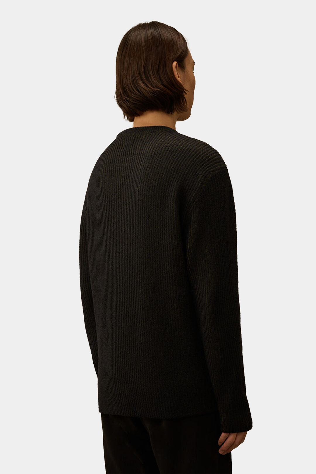 Maglia Girocollo Fleece a Coste