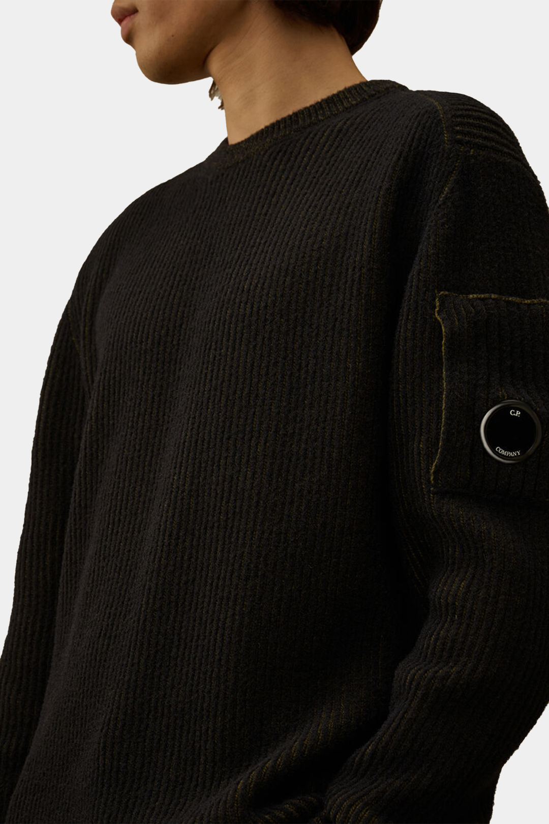 Maglia Girocollo Fleece a Coste