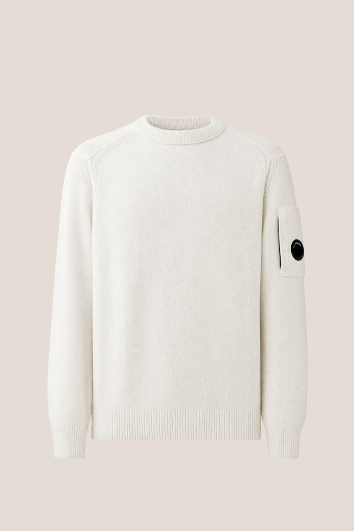 Maglia Girocollo Fleece bianca