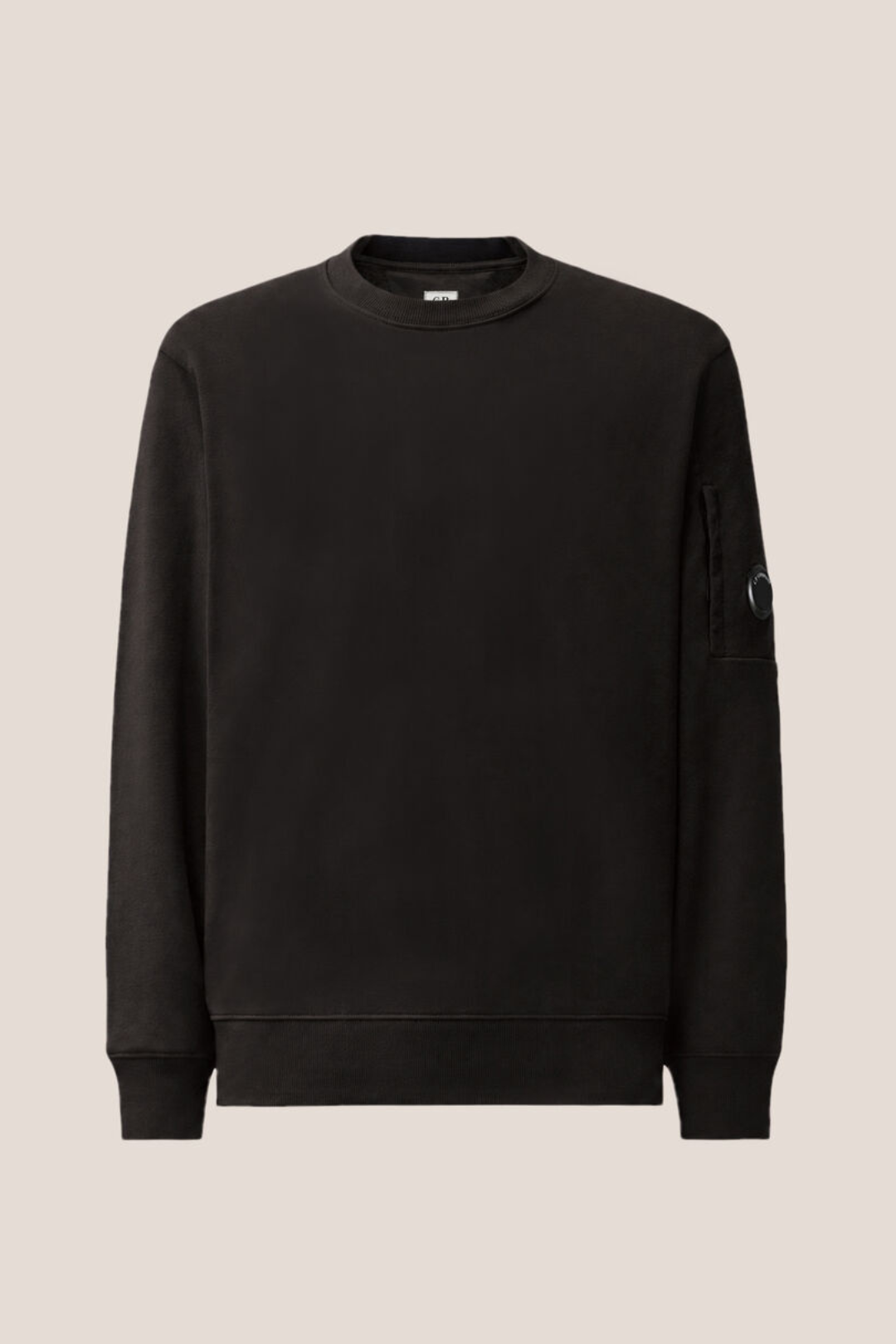Felpa in fleece di cotone nero