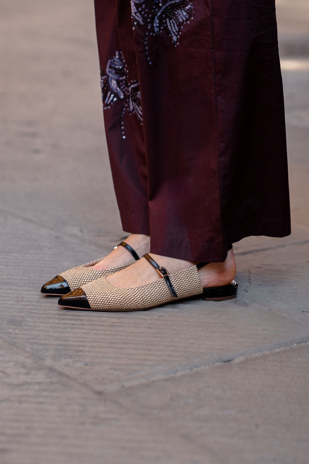 Ballerina in Rafia con Cinturino