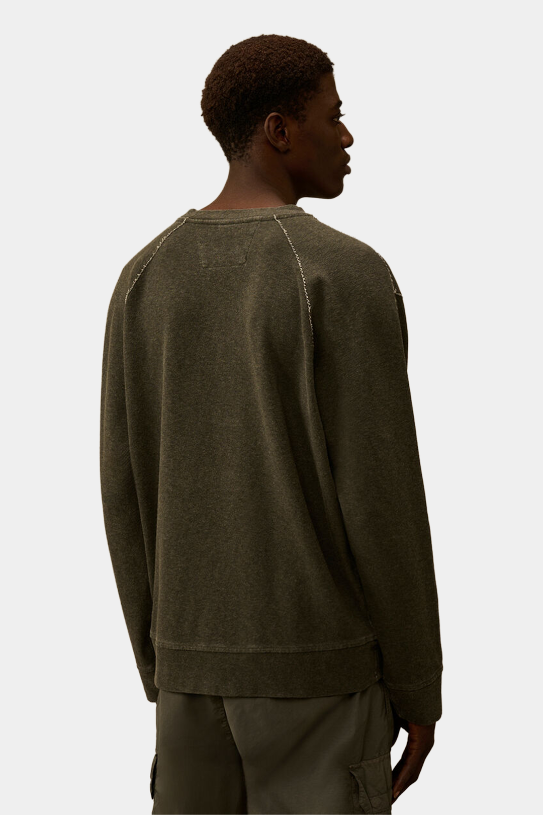 Felpa Girocollo Taglio Vivo