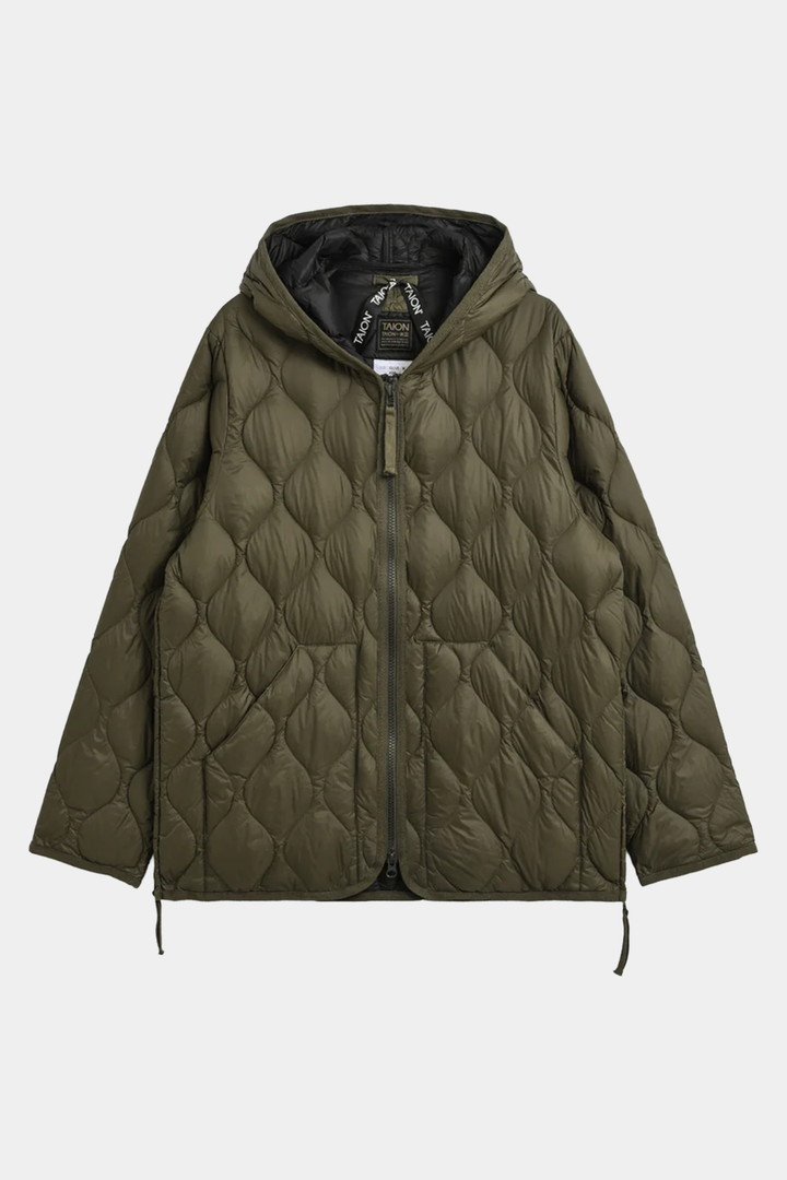 Giubbotto Trapuntato con Cappuccio