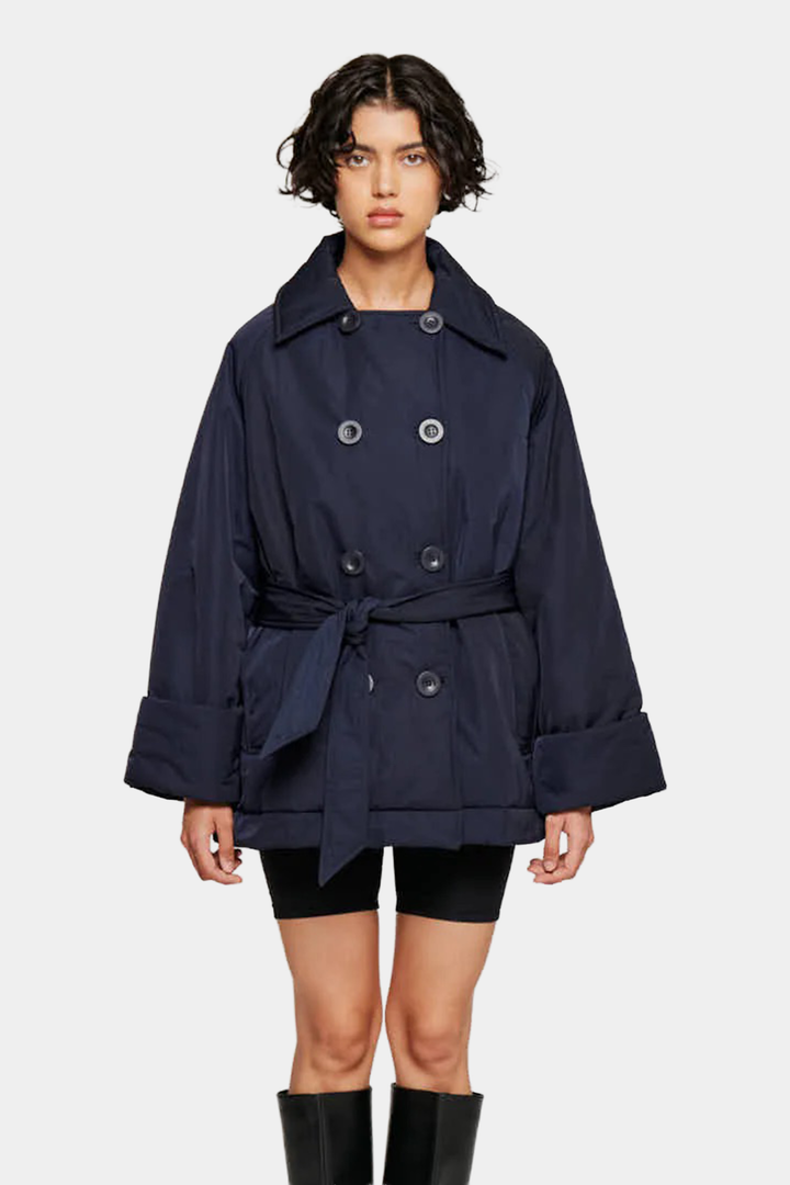 Trench Imbottito con Cintura