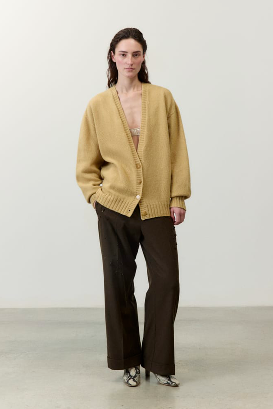 Cardigan con Scollo a V