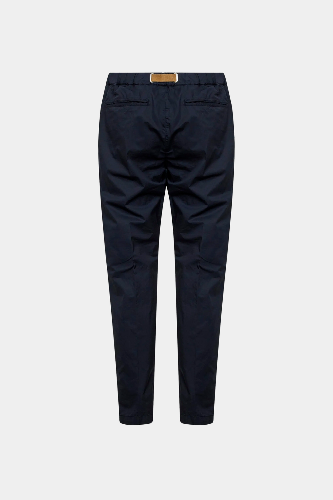 Pantaloni con Laccio in Popeline