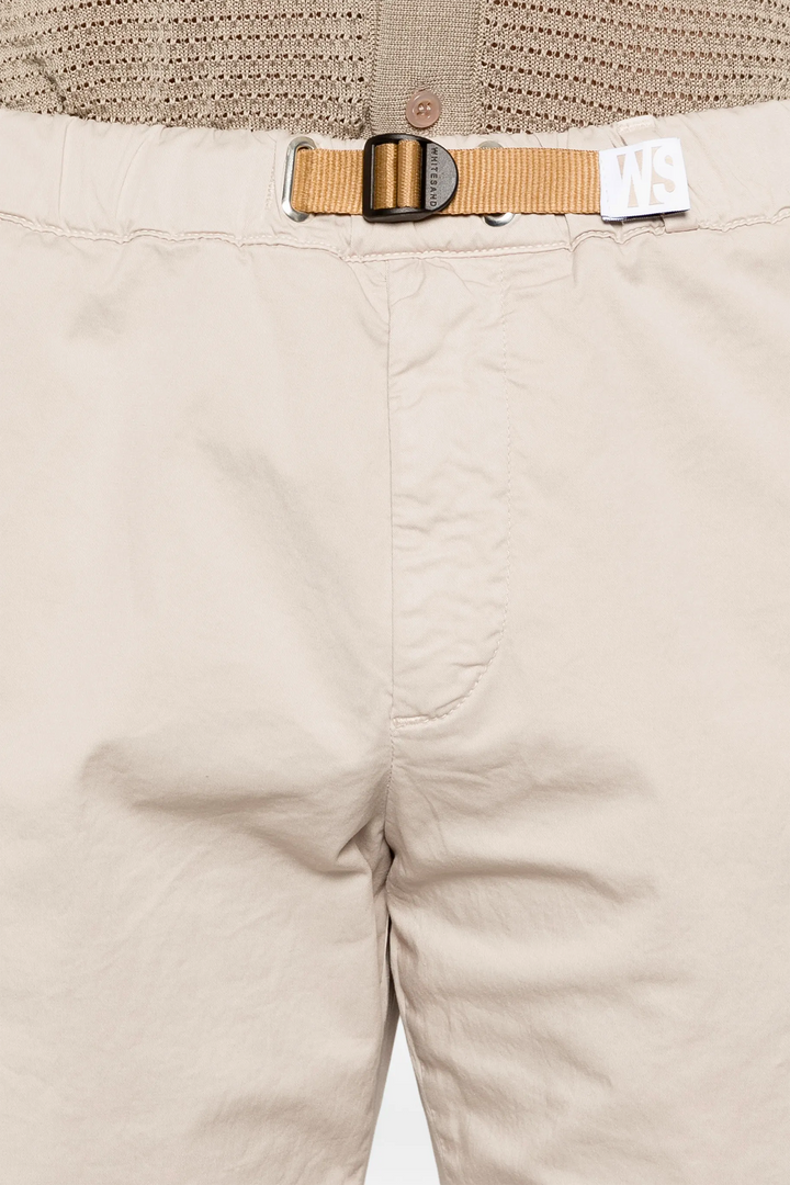 Pantaloni con Laccio in Gabardina