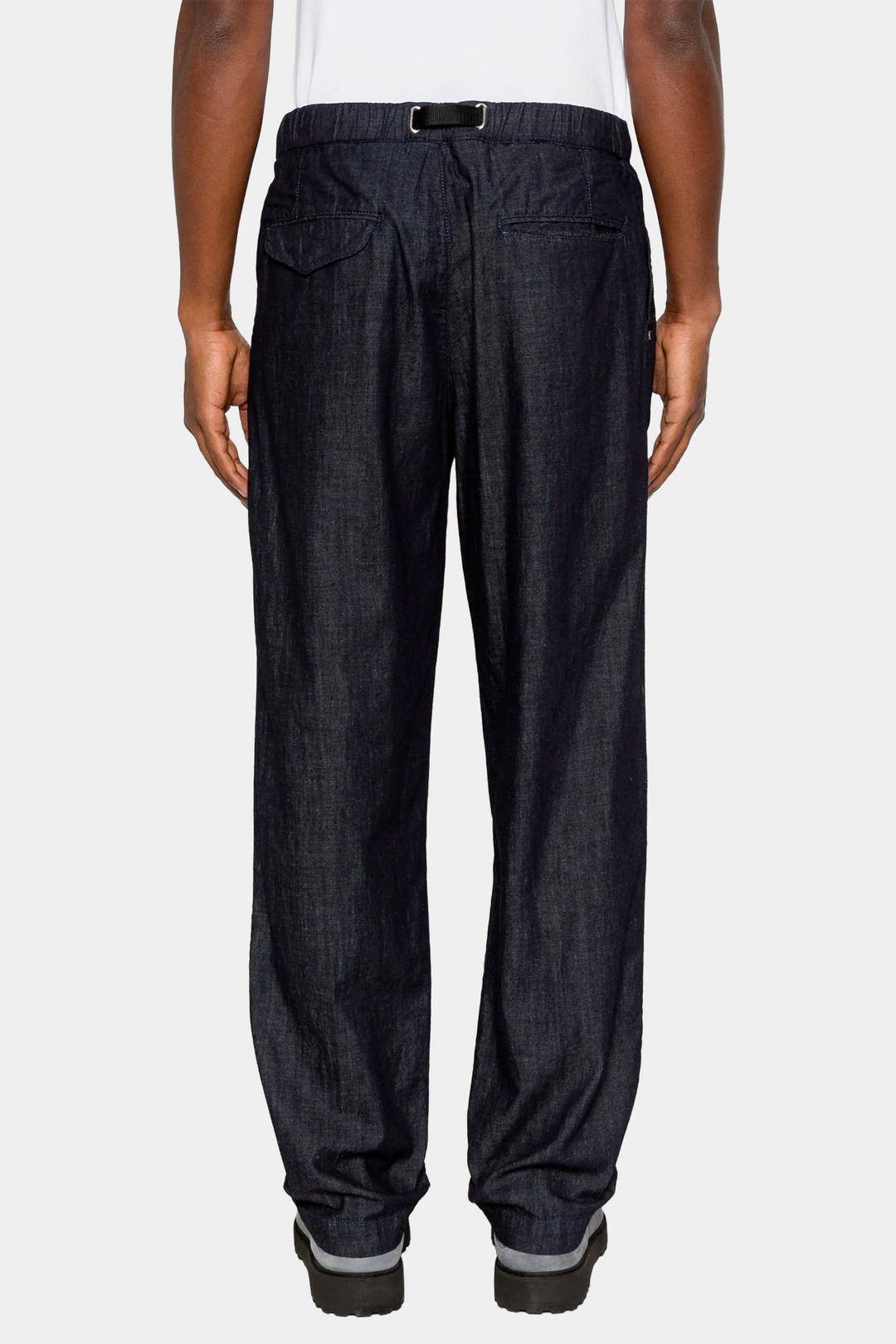 Pantaloni con Laccio in Chambray