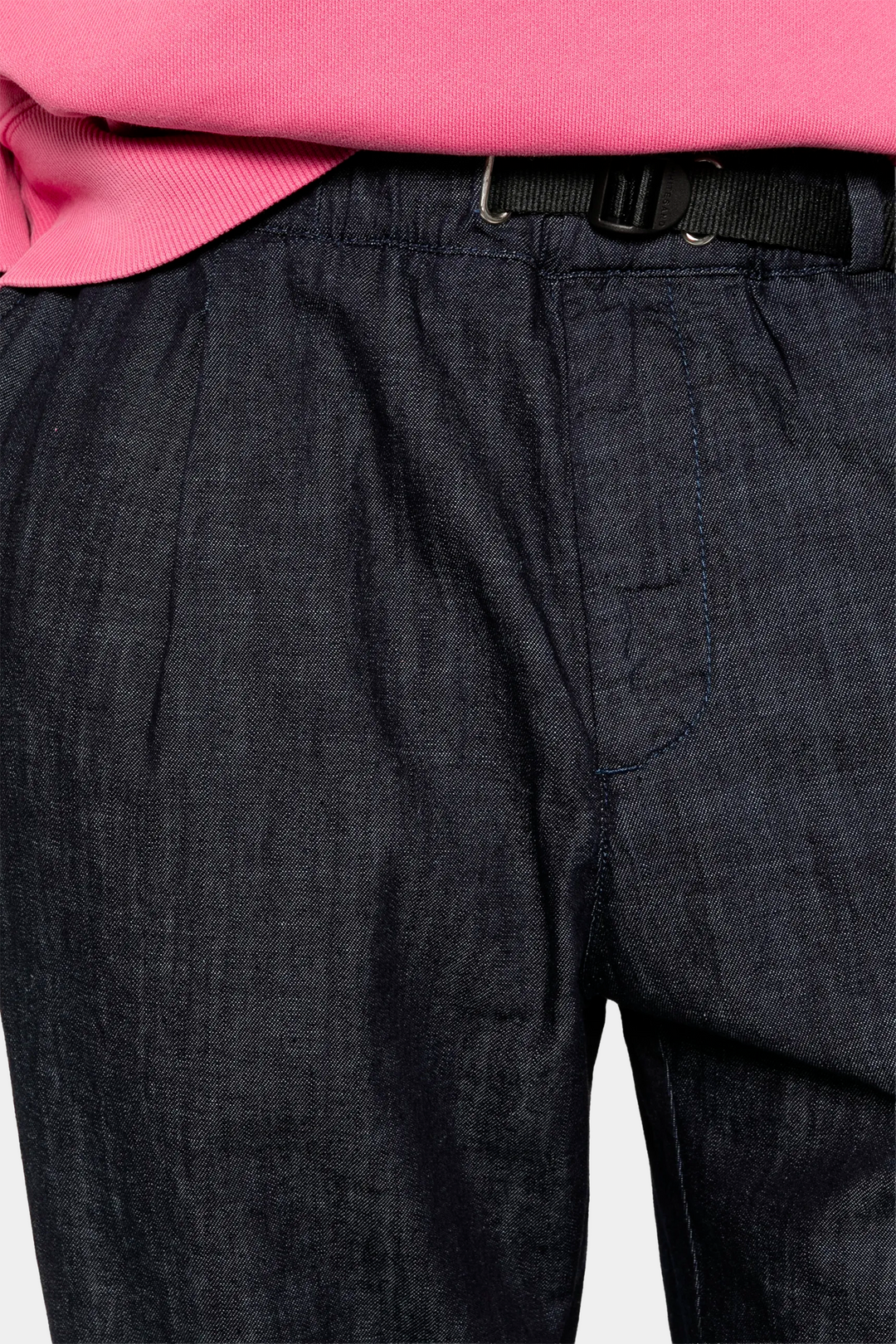 Pantaloni con Laccio in Chambray