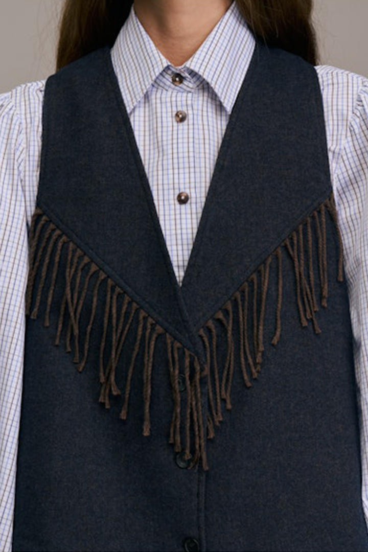 Gilet con Frange Gopo