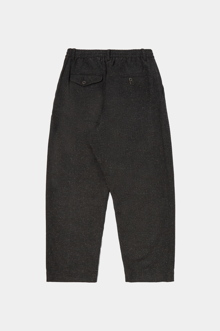 Pantaloni Plated Tweed Oxford