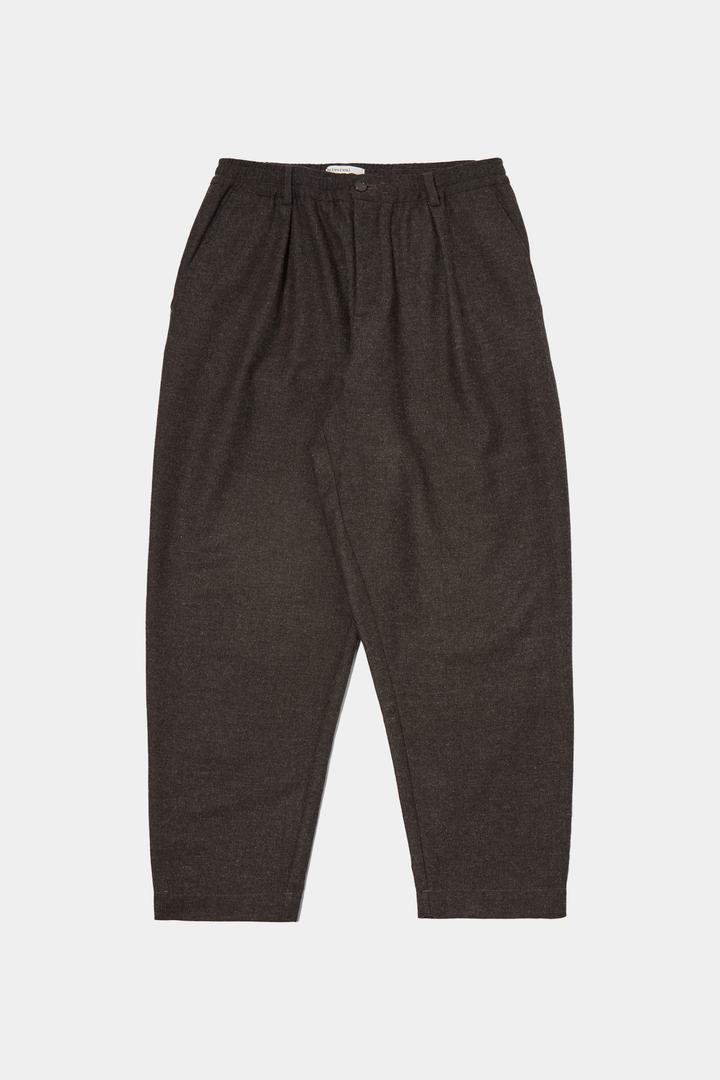 Pantaloni Tweed Track Pleated