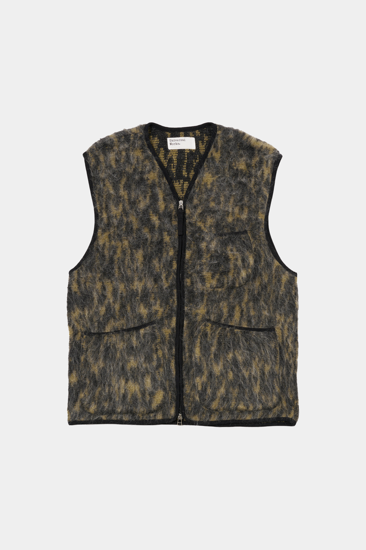 Gilet Zip Animalier
