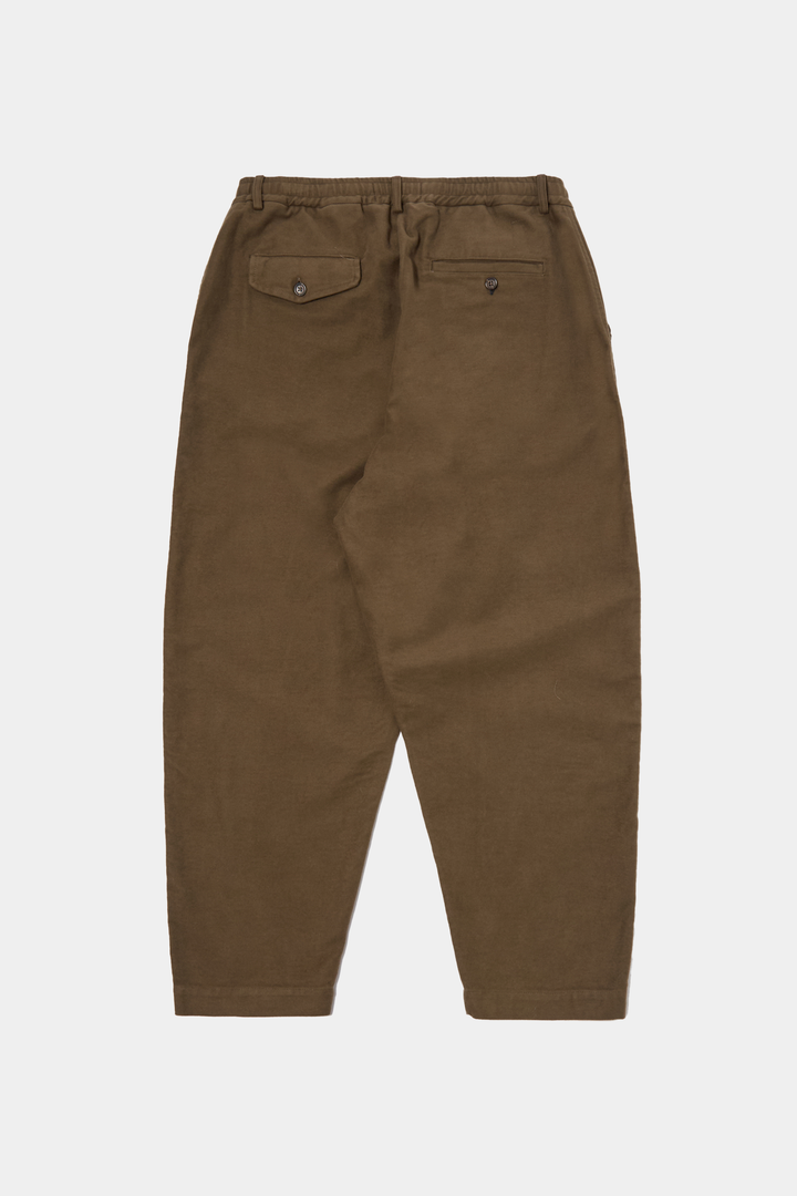 Pantaloni Track Pleated Moleskin