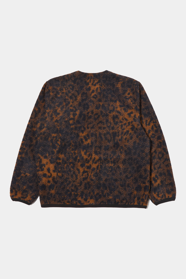 Cardigan Fleece Leopard