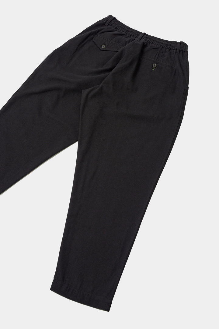 Pantaloni Track Pleated in Moleskin