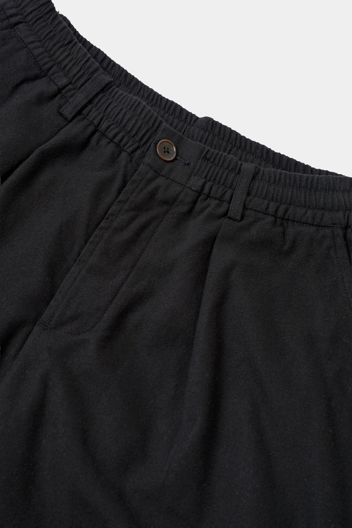 Pantaloni Track Pleated in Moleskin