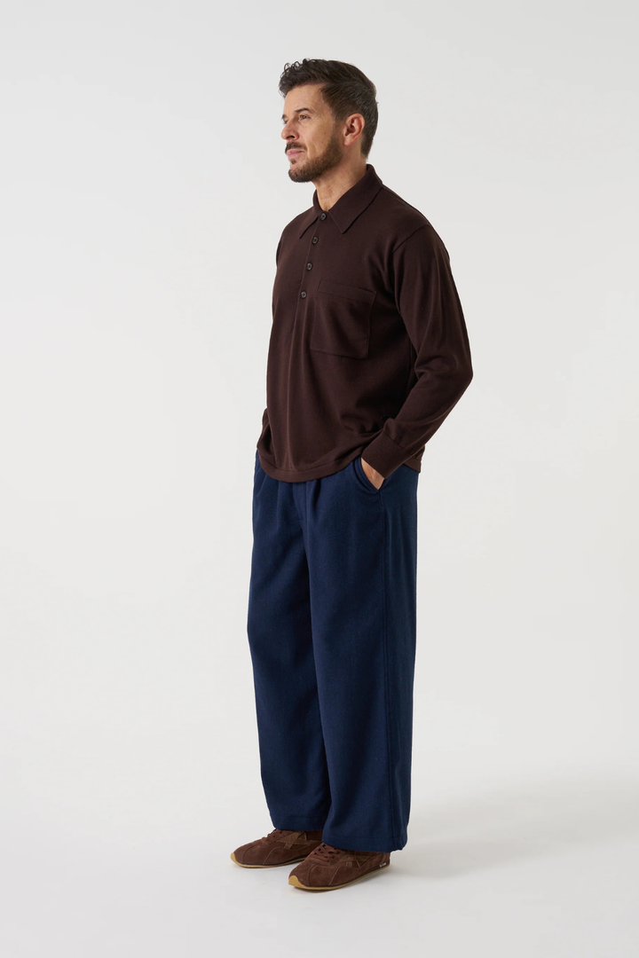 Maglia Polo in Lana Merina