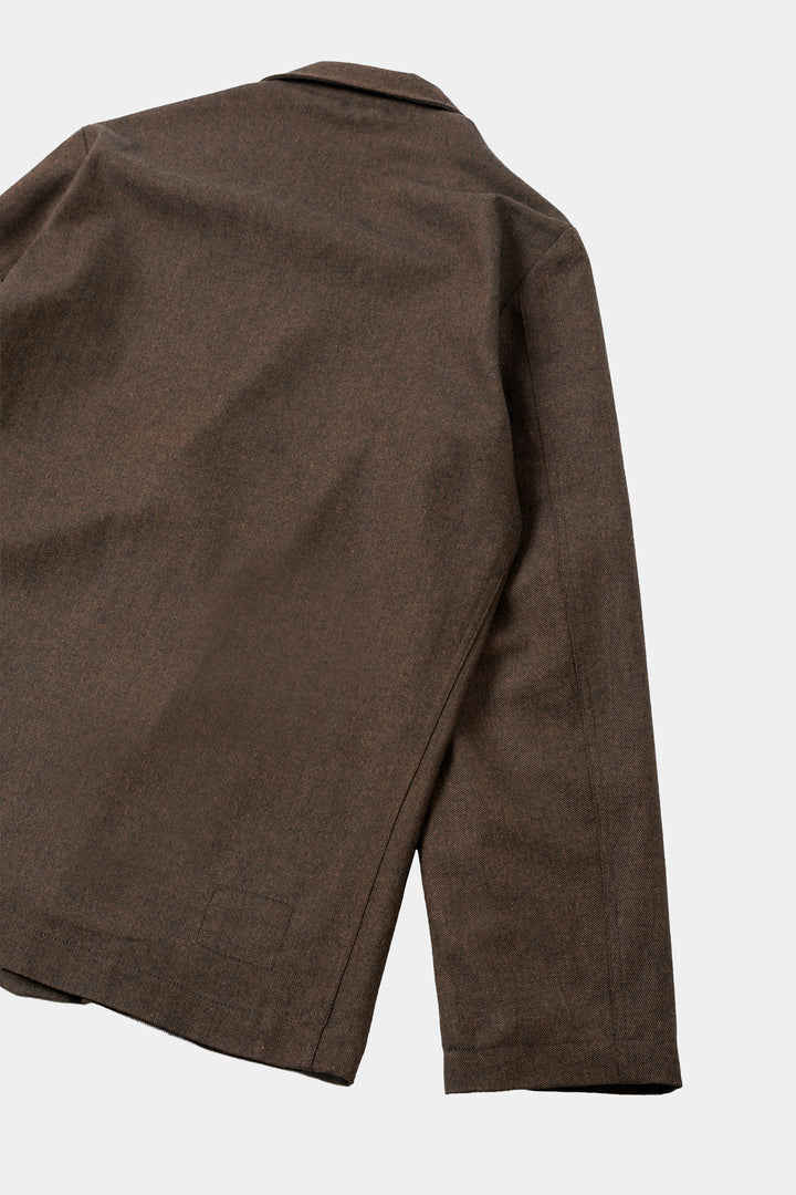 Giacca Due Bottoni in Recycled Tweed