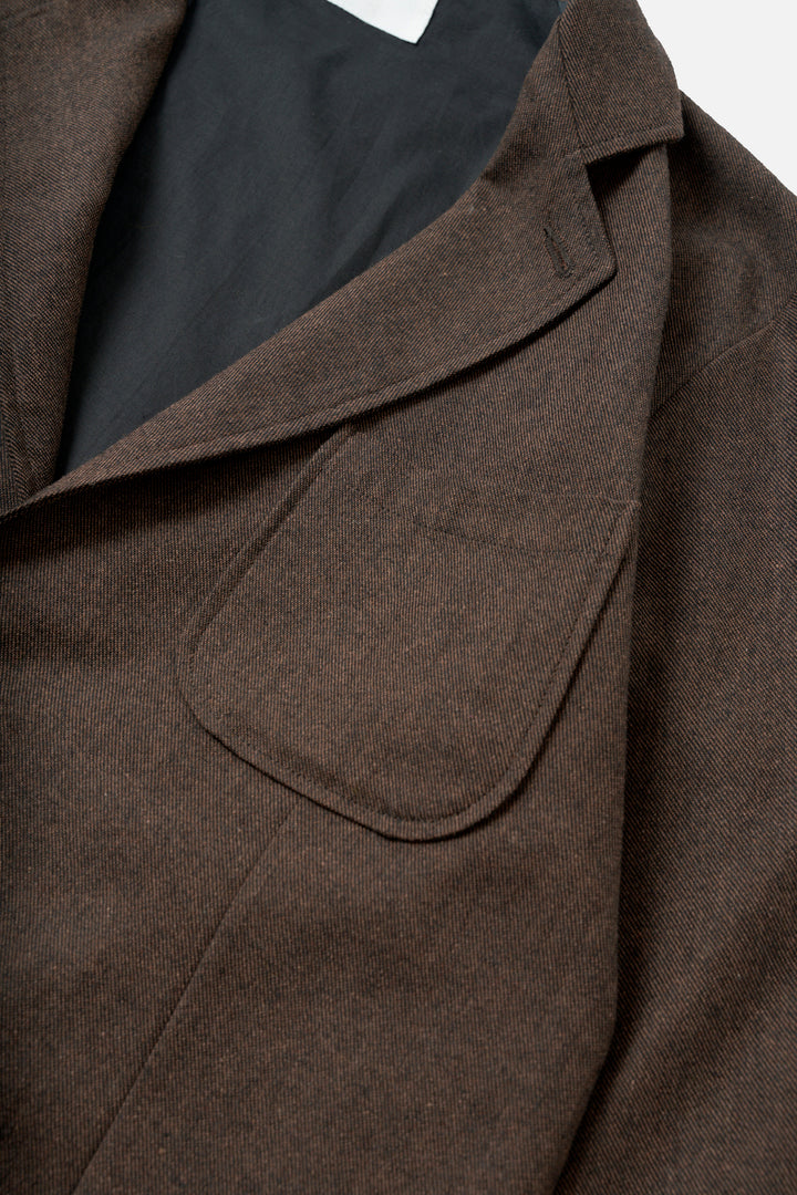 Giacca Due Bottoni in Recycled Tweed