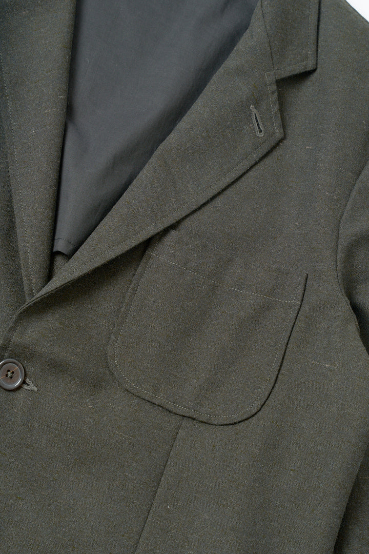 Giacca Due Bottoni in Recycled Tweed