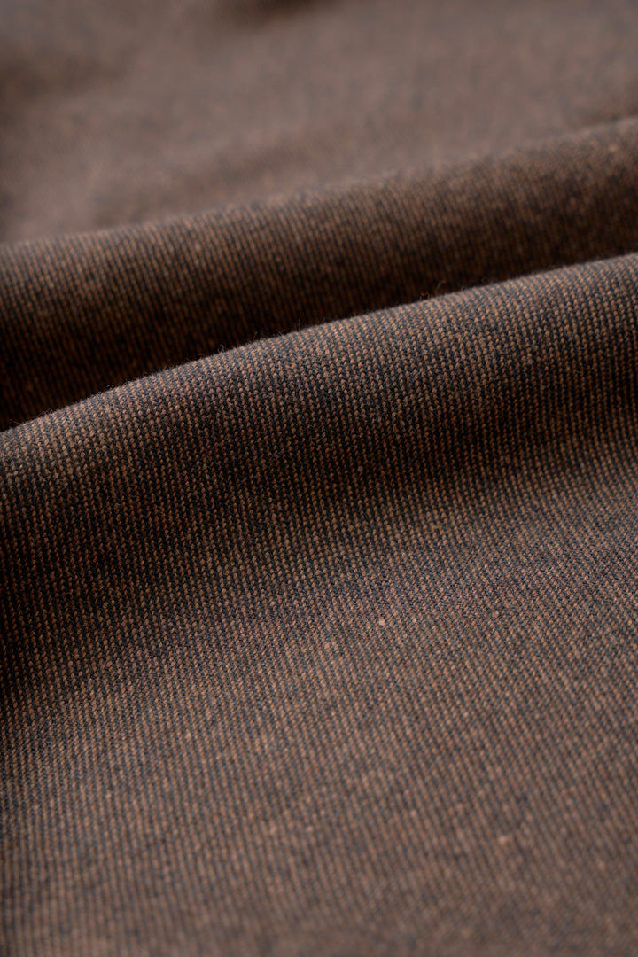Pantaloni Track Pleated in Recycled Tweed
