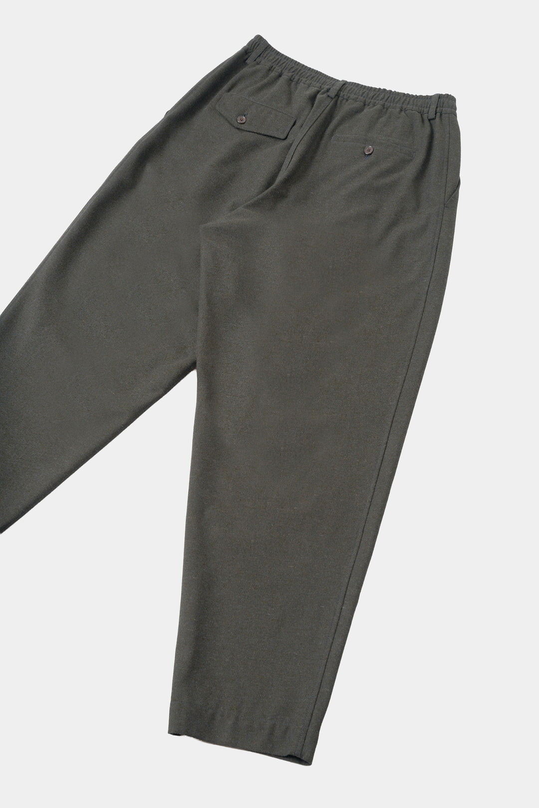 Pantaloni Track Pleated in Recycled Tweed