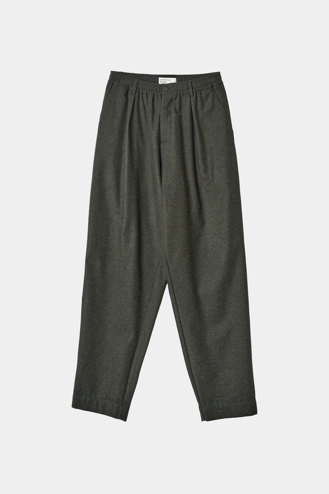 Pantaloni Track Pleated in Recycled Tweed