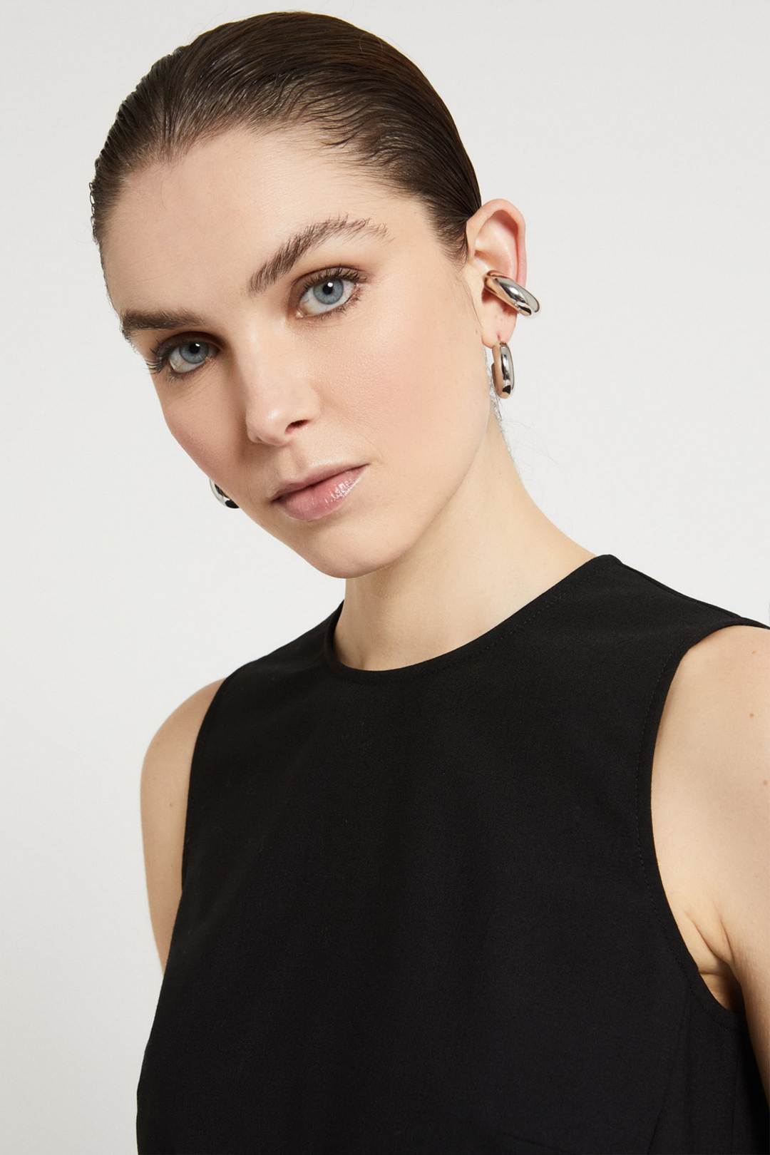Top Smanicato con Cinturino