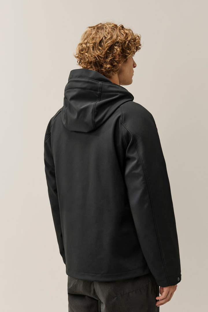 Giubbotto nero in CP Shell-R con liner interno