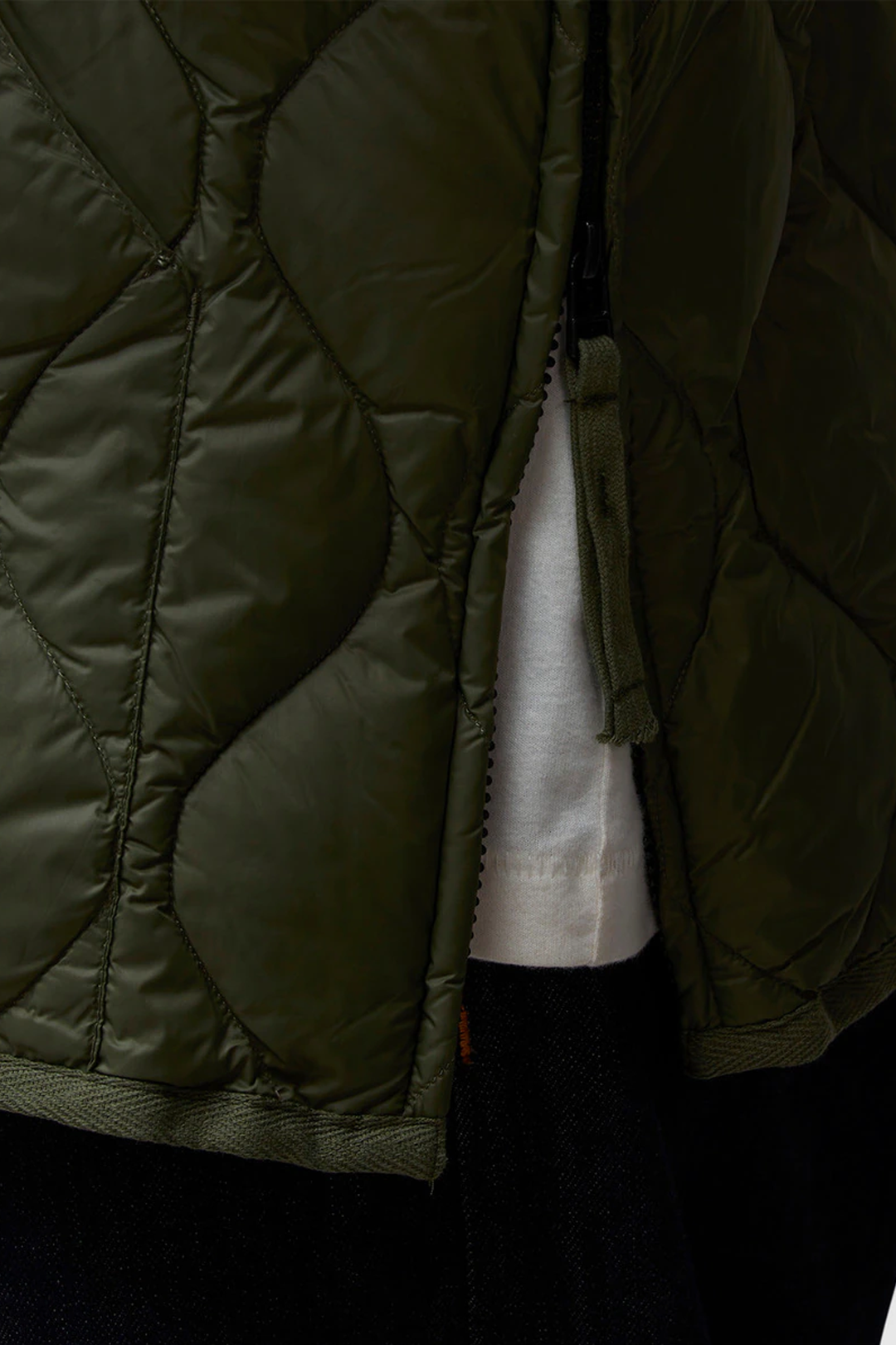 Giubbotto Trapuntato V-Neck Zip Down Jkt