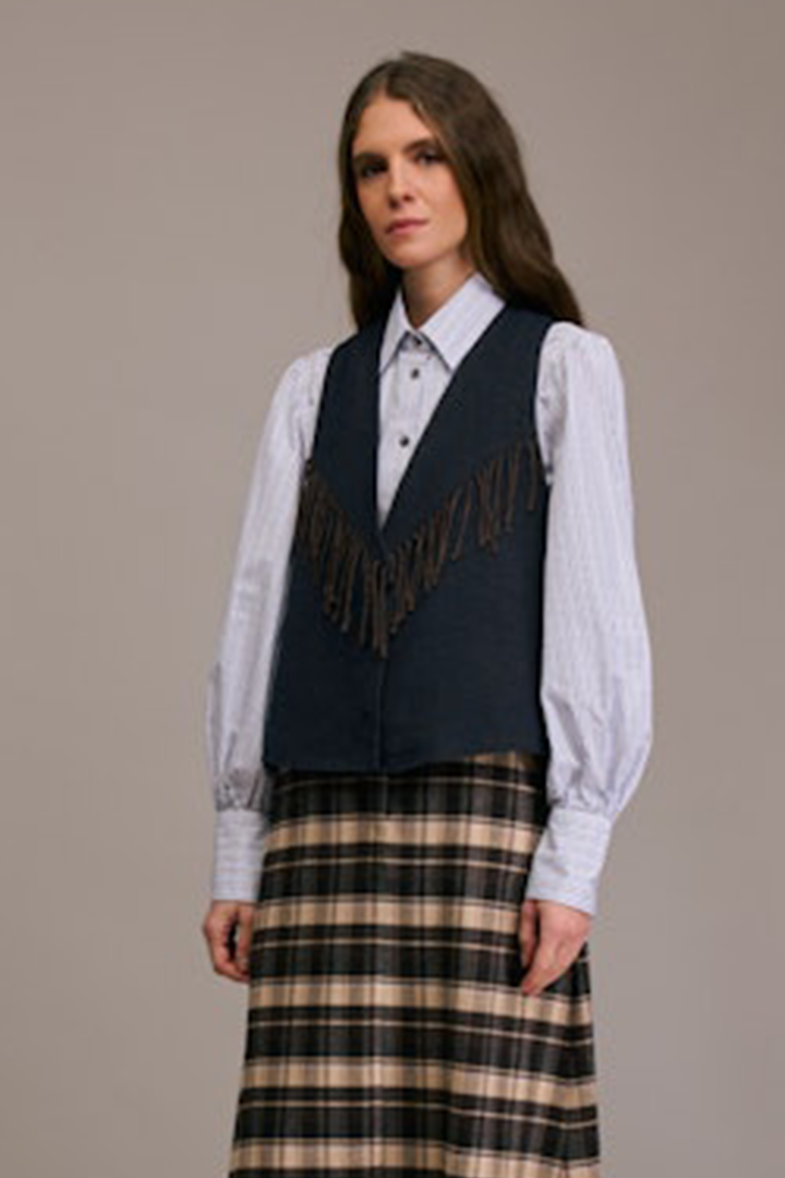 Gilet con Frange Gopo
