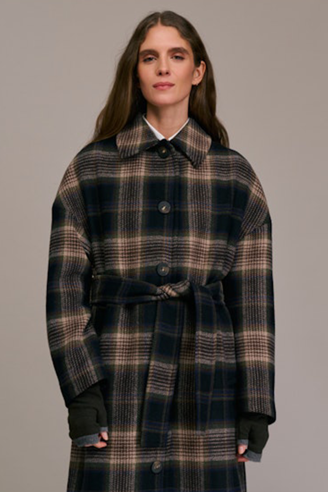 Cappotto con Cintura Mingo