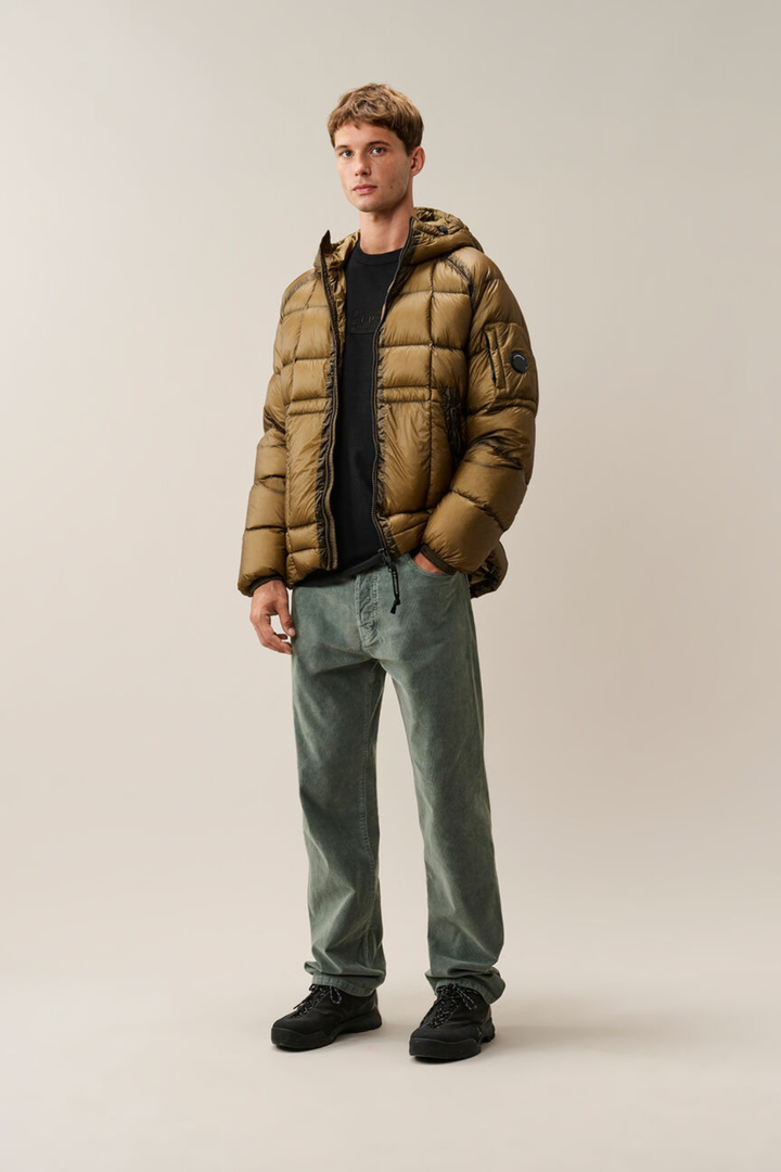 Piumino verde in DD Shell