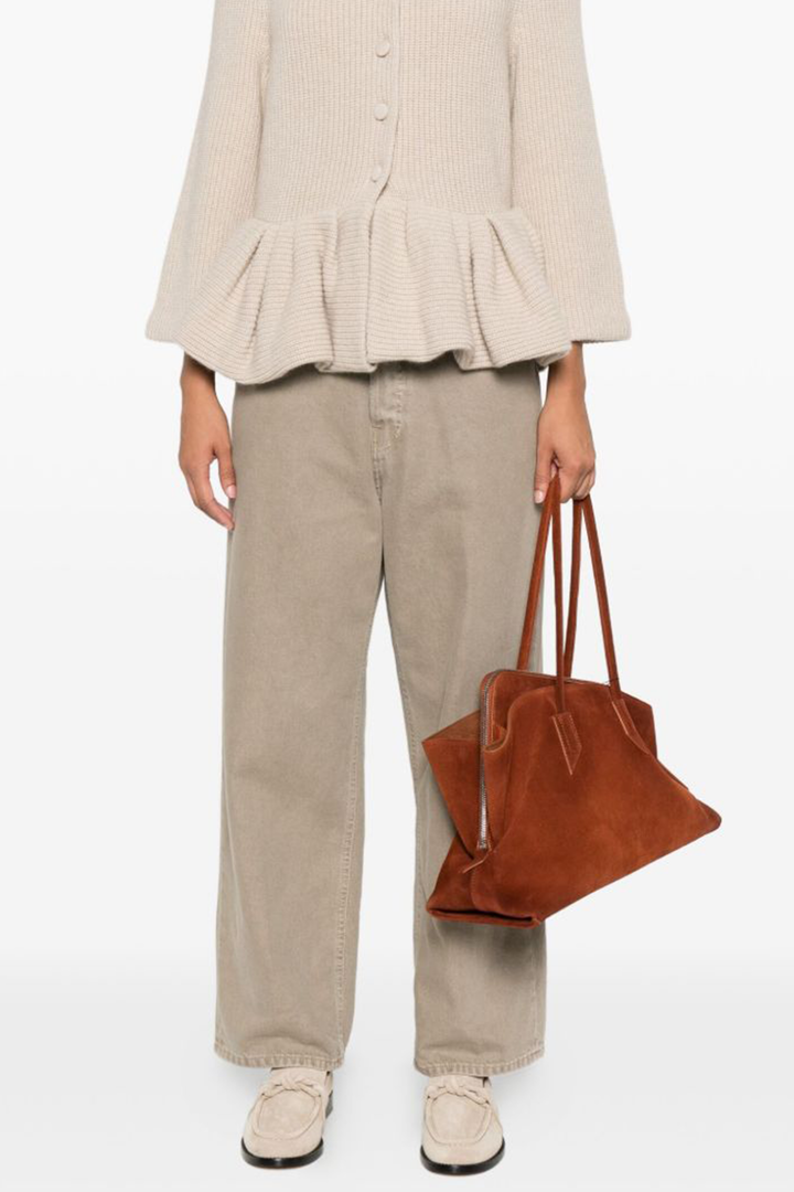 Pantaloni Crop Betty Soft Ecru