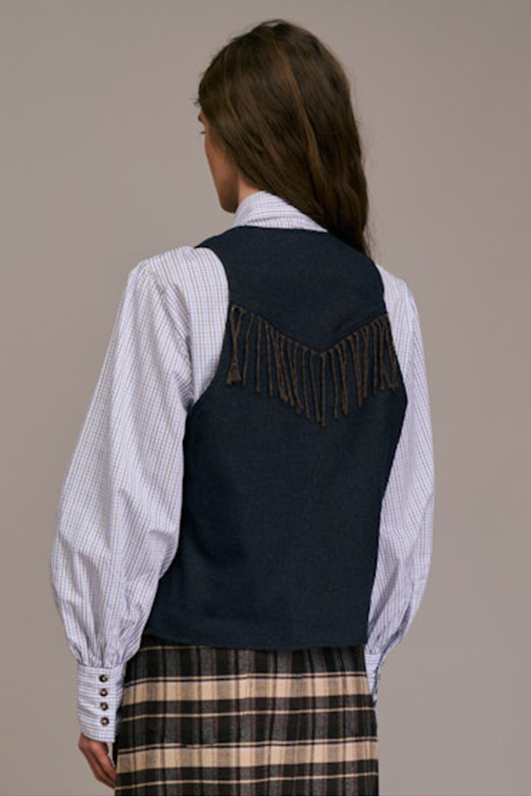Gilet con Frange Gopo