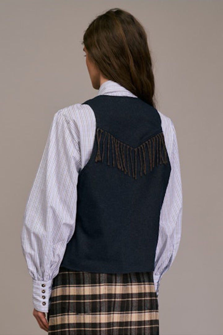 Gilet con Frange Gopo