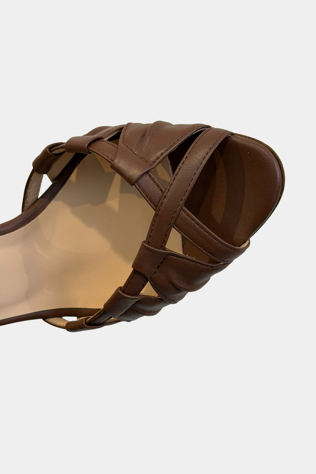 Sandalo con Tacco Plisse