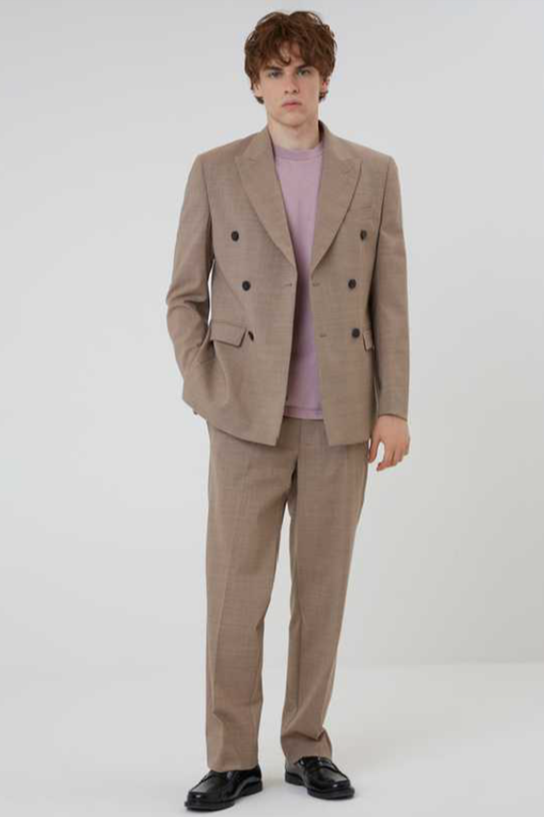 Pantaloni Dritti con Pences