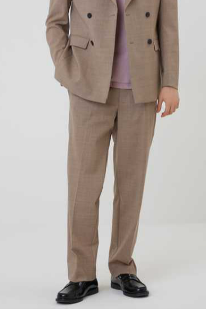Pantaloni Dritti con Pences