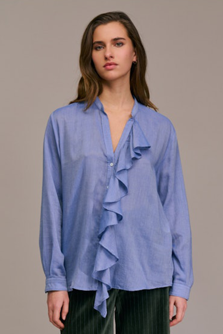 Camicia con Rouche Cendia