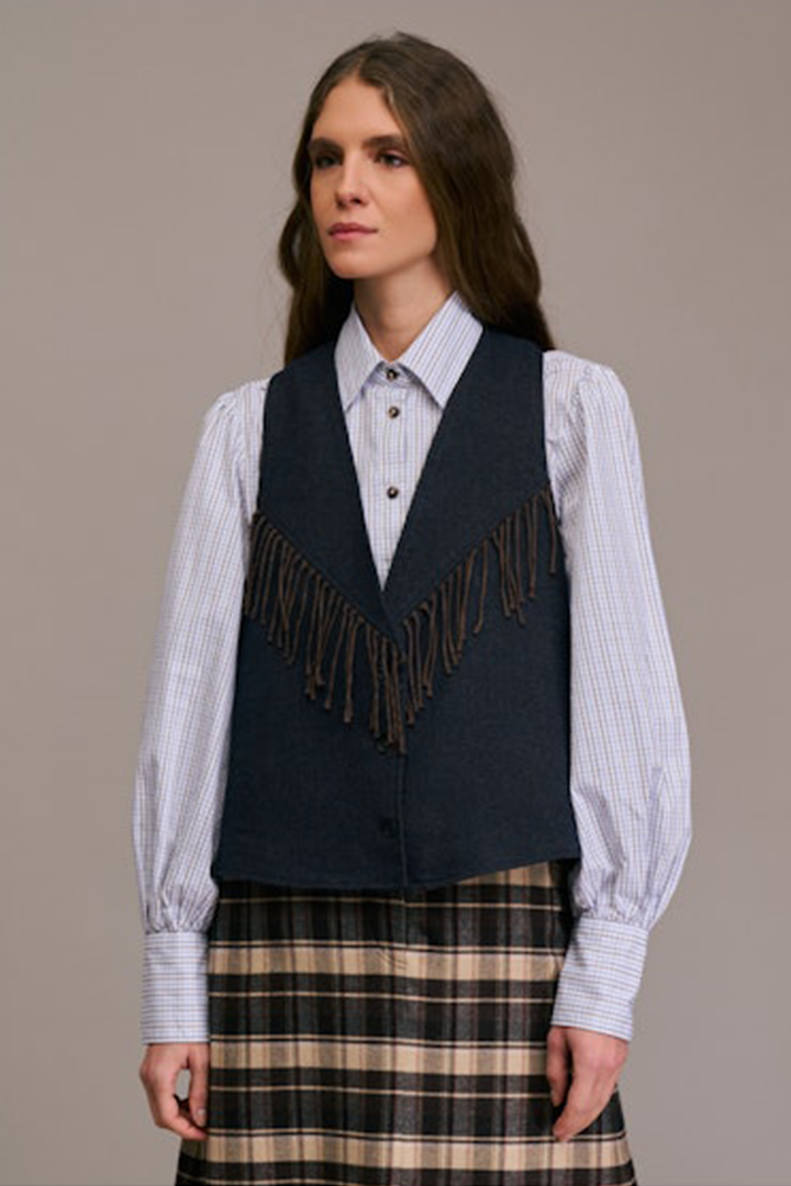 Gilet con Frange Gopo