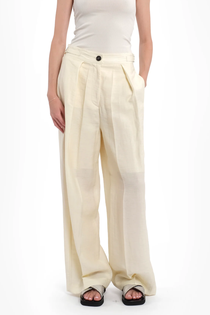 Pantaloni Ampi Caramello