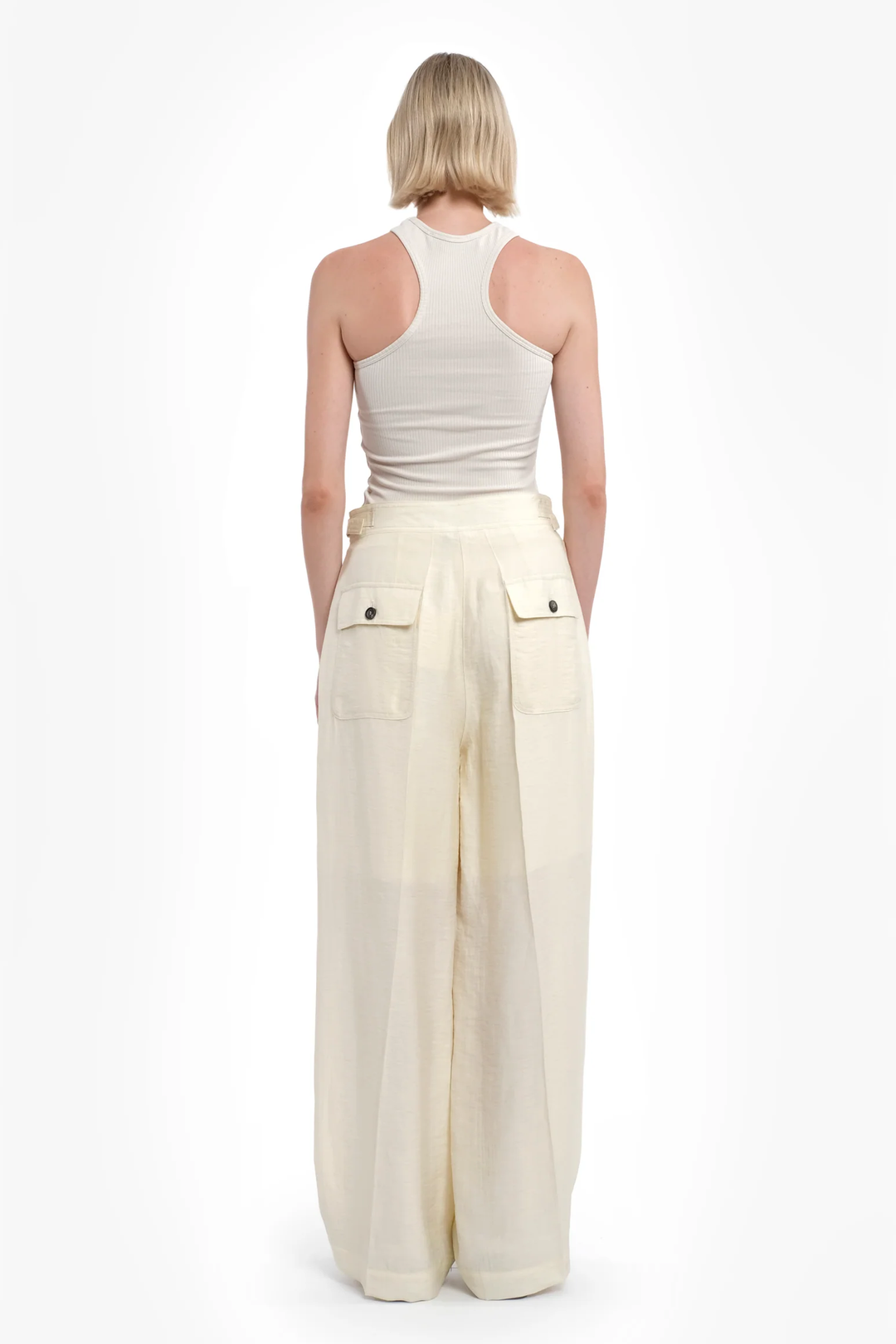 Pantaloni Ampi Caramello