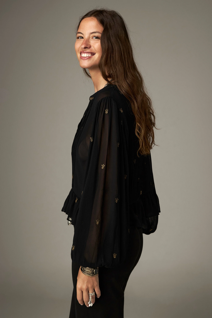 Camicia Plisse Catherine